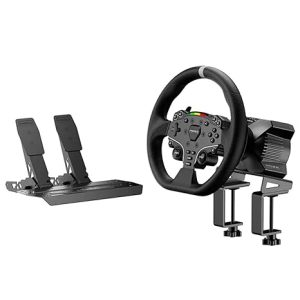 Nexuvira R3 Racing Wheel and Pedals Bundle for PC, 3.9Nm Direct Drive WheelBase