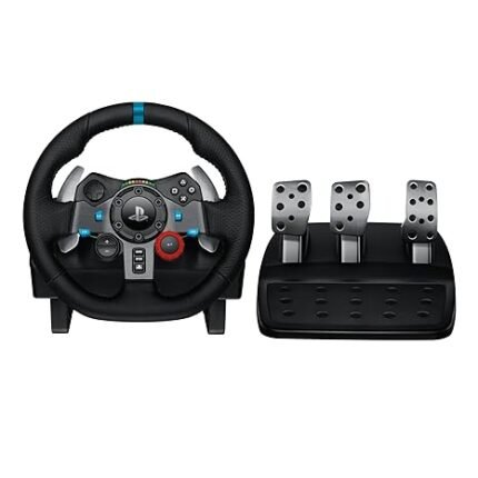 Nexuvira G29 Driving Force Racing Wheel and Floor Pedals, Real Force Feedback