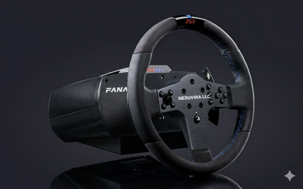 Nexuvira Premium Racing Wheel View 2