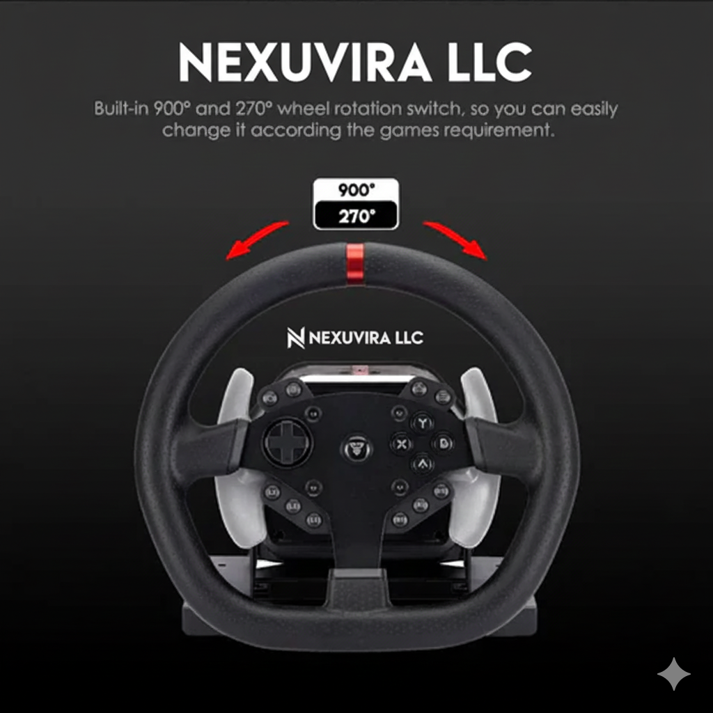 Nexuvira Premium Racing Wheel View 1